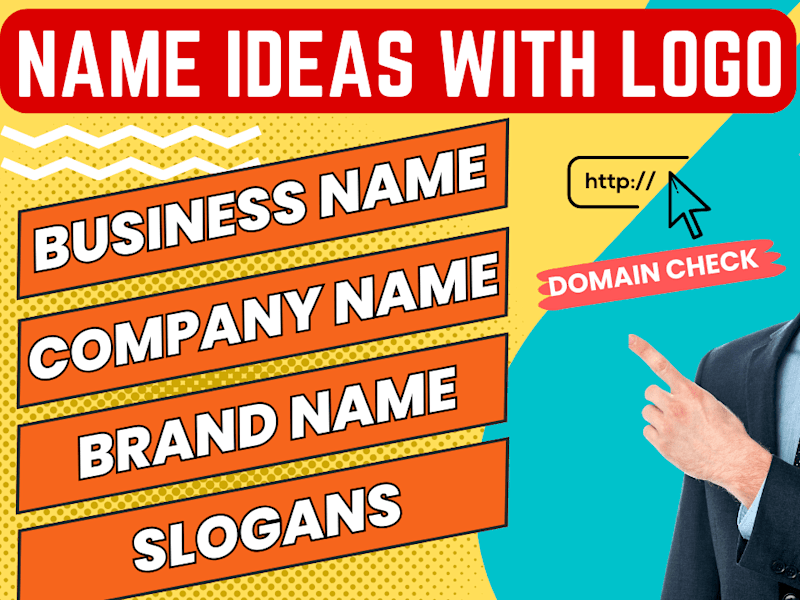 Cover image for elevate your business with unique name, brand, and logo ideas.