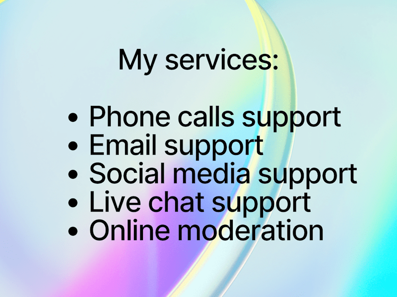 Cover image for Customer support/Virtual assistant pro