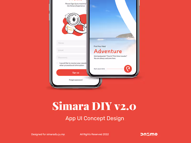 Cover image for UI/UX Design for Tourism App