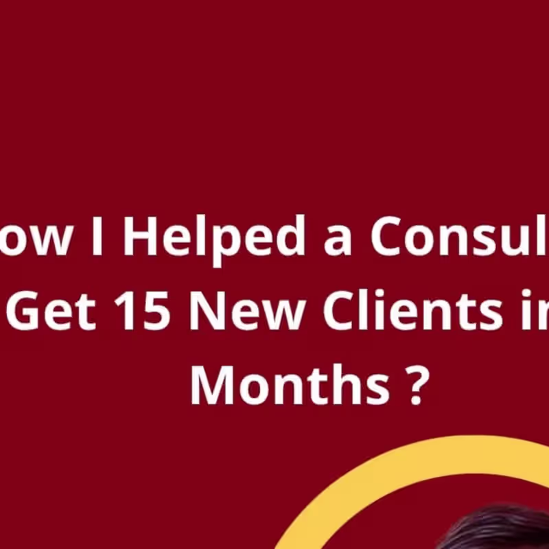 Cover image for How  my Email  Helped ProConsultant service