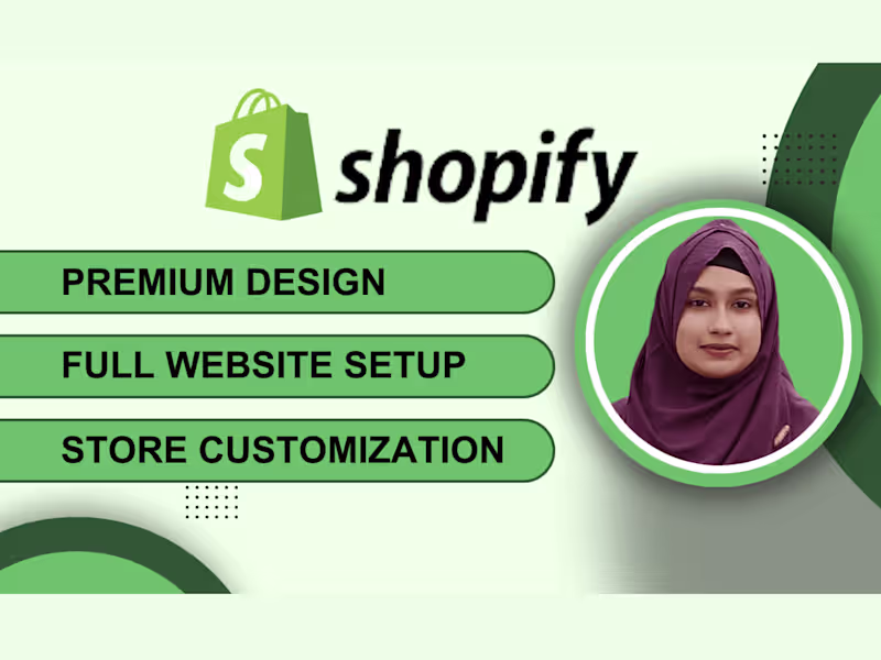 Cover image for I will provide expert shopify store and dropshipping services
