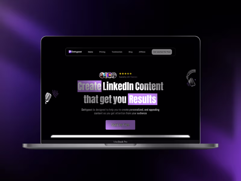 Cover image for High-Converting Landing page design with Framer