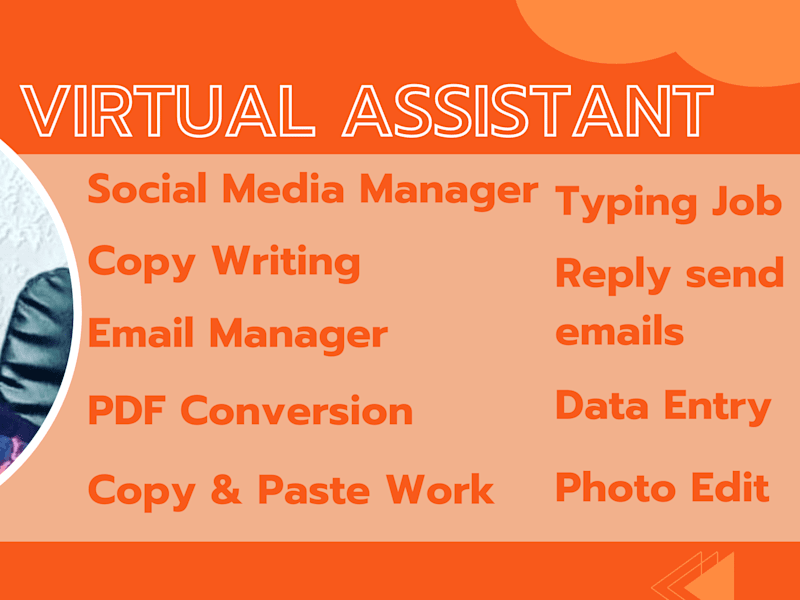 Cover image for I will be your virtual assistant