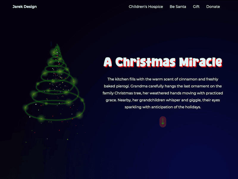 Cover image for Xmas website for charity