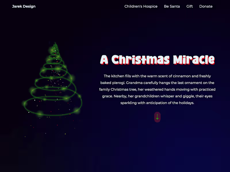 Cover image for Xmas website for charity