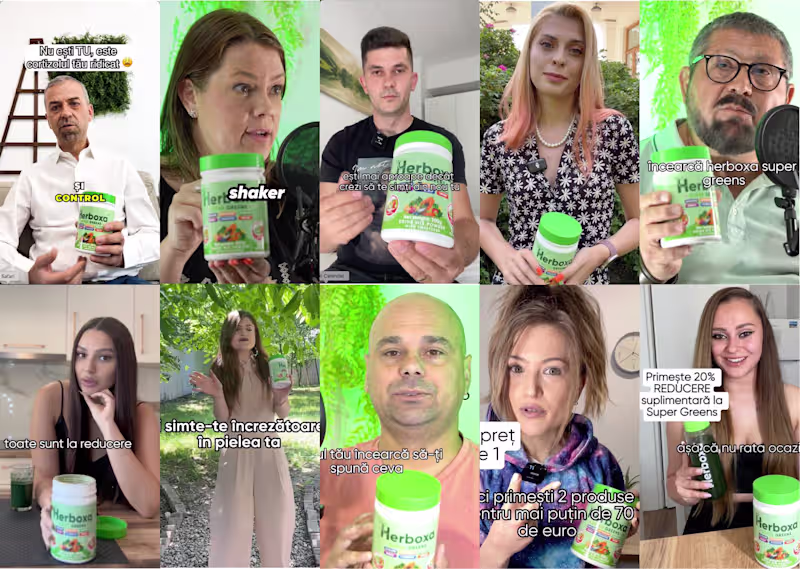 Cover image for Herboxa - UGC Content (RO)