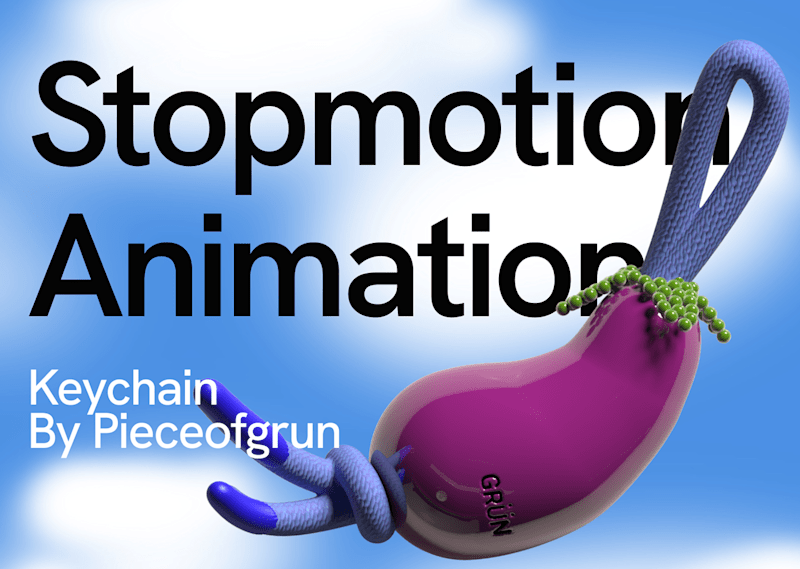 Cover image for Stopmotion Animation Keychain By Pieceofgrun
