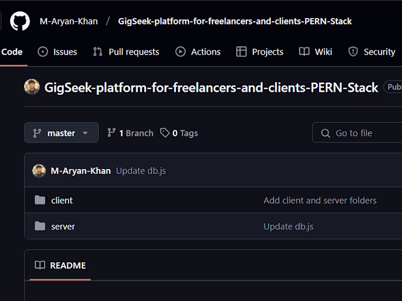 Cover image for GigSeek - Platform for freelancers & clients