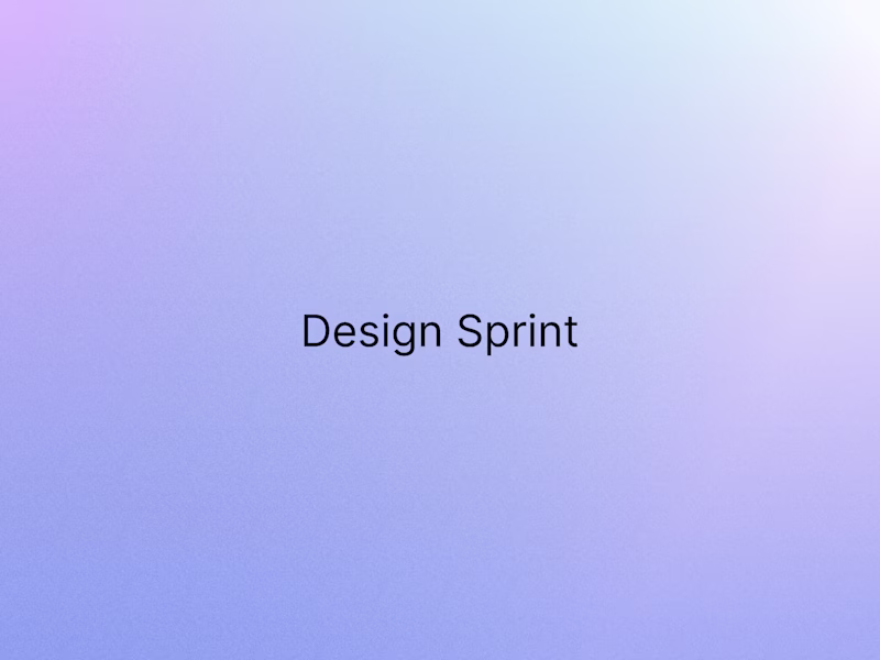 Cover image for Design Sprint