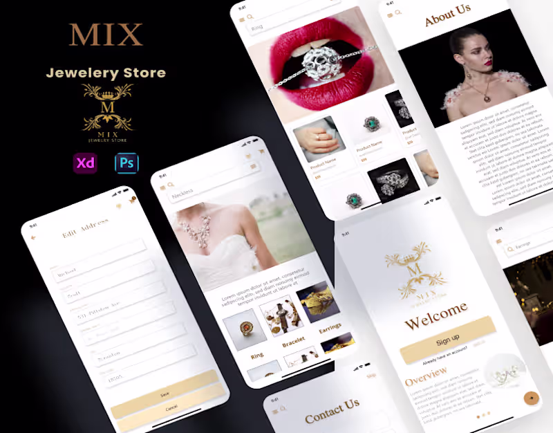Cover image for MIX Jewelry Store App