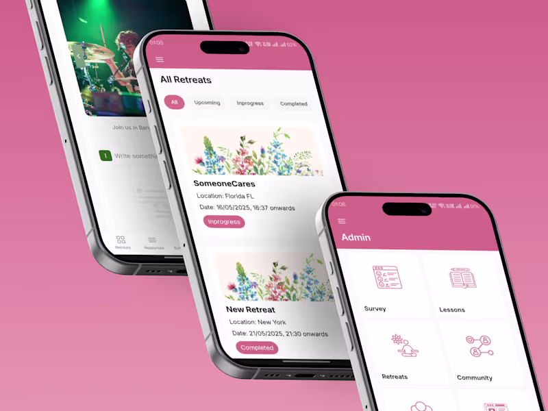 Cover image for Development of 'Someone Cares' Event Management App