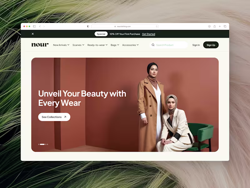 Cover image for Fashion Ecommerce Website Design