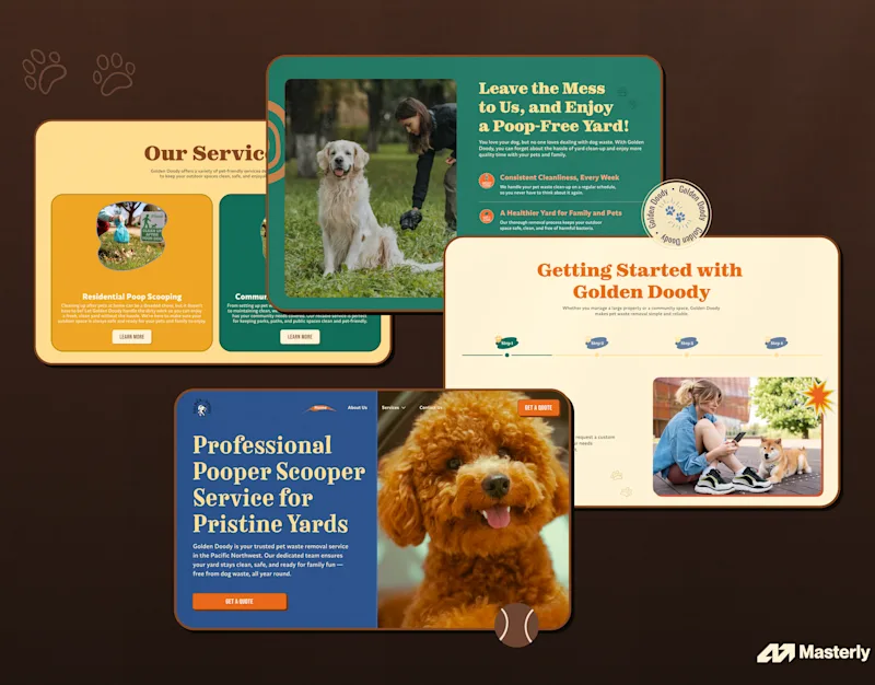 Cover image for Responsive UI&UX Design for Pet Brand Website