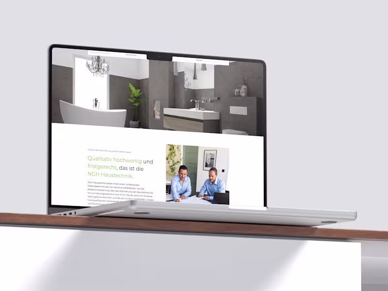 Cover image for NGH Haustechnik — Design & Webflow Development