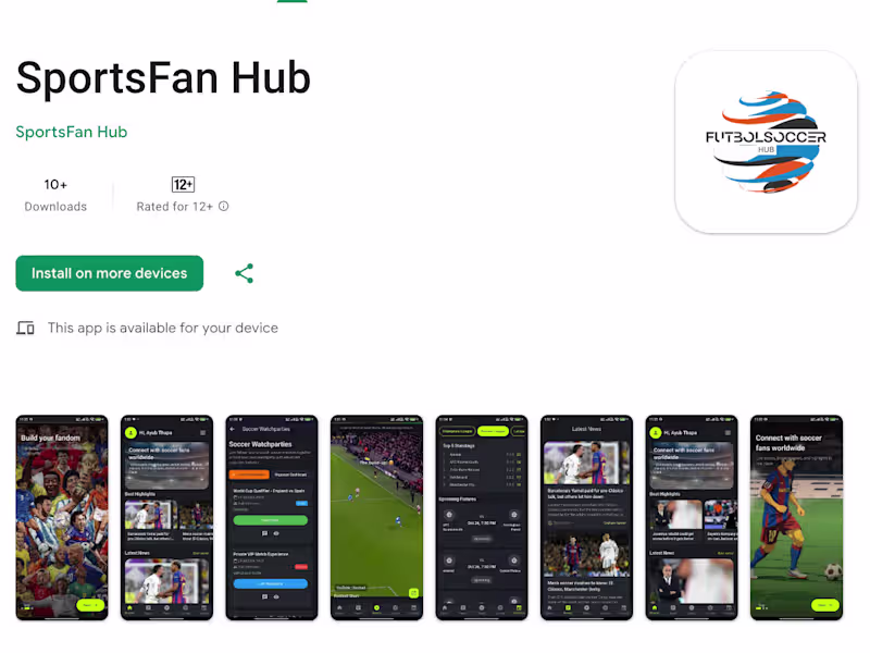 Cover image for SportsFan Hub - Apps on Google Play