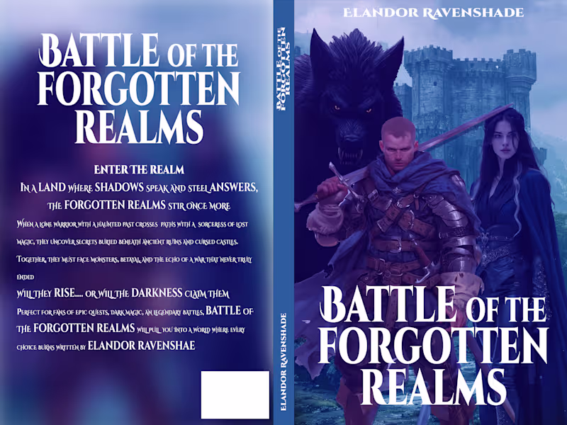 Cover image for professional book cover design for ebook or paperback print