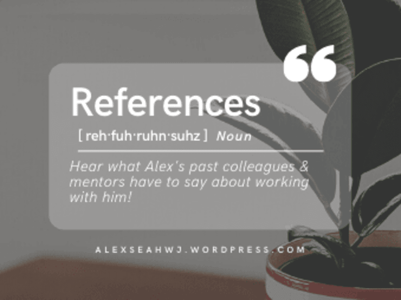 Cover image for Personal References