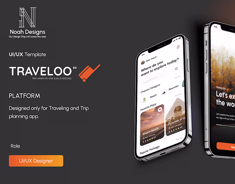 Cover image for TRAVELOO :: Behance