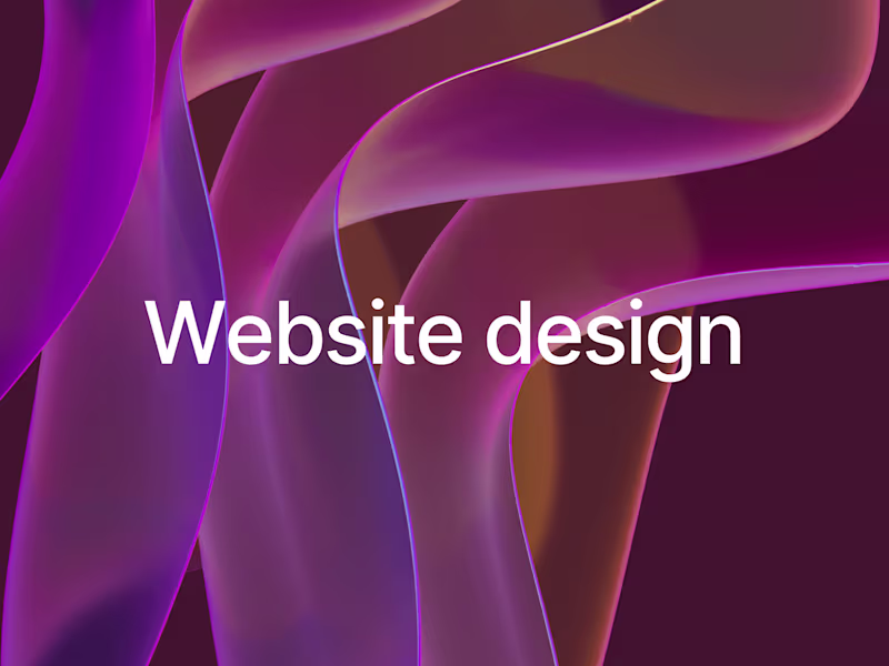 Cover image for I design  stellar websites that will make your users come back