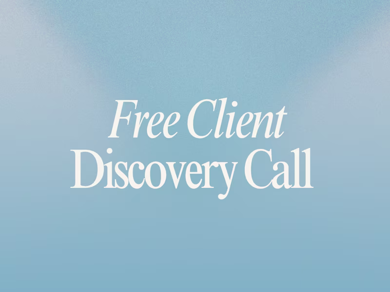 Cover image for Free Discovery Call 