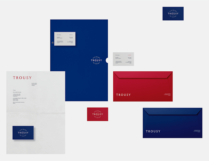 Cover image for TROUSY  Visual identity
