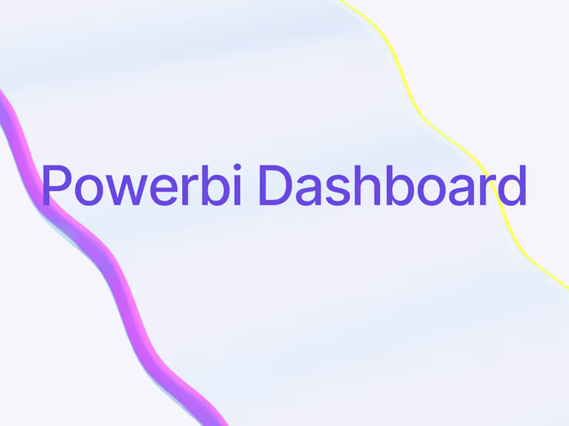 Cover image for Powerbi Dashboard