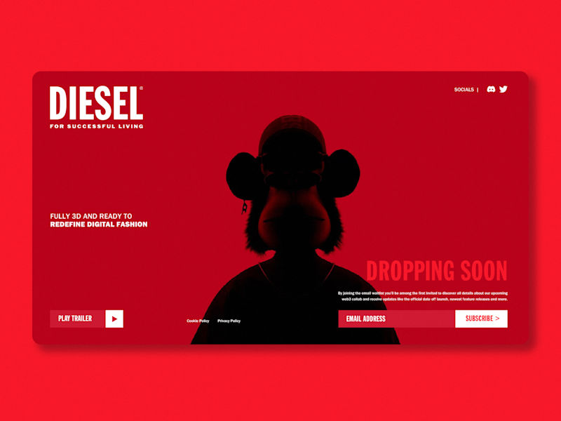Cover image for Diesel Landing Page