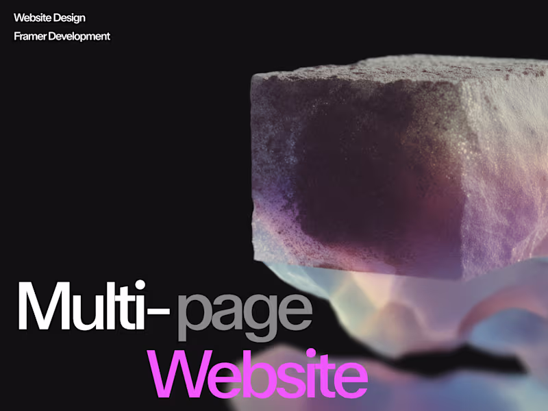 Cover image for Multi-page Website