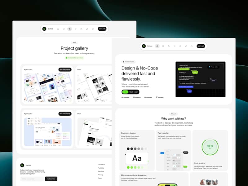 Cover image for SixFold pro - Digital agency & services website.