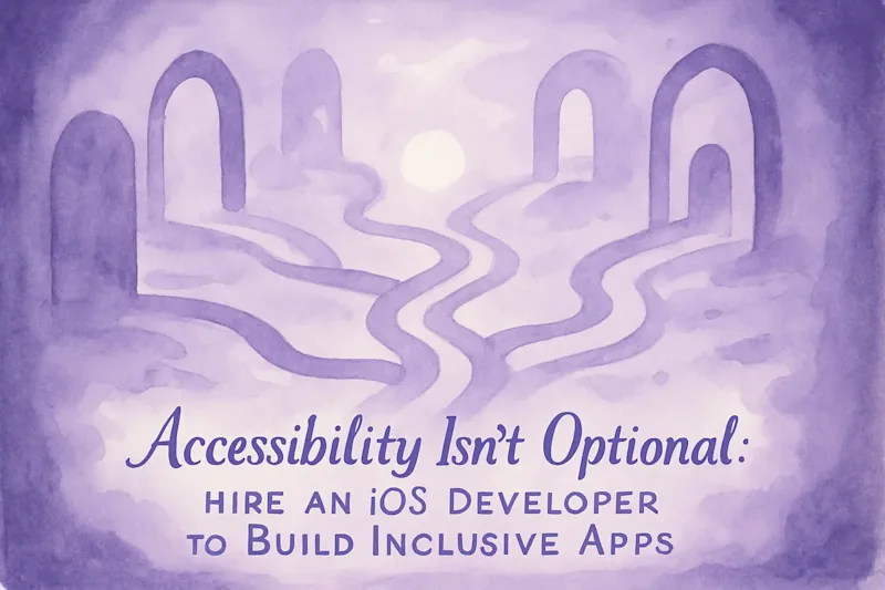 Cover image for Accessibility Isn’t Optional: Hire an iOS Developer to Build Inclusive Apps