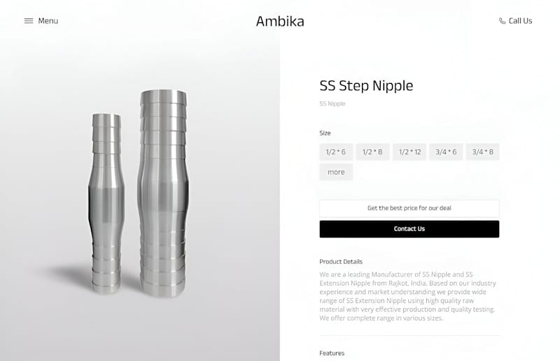 Cover image for E-Commerce Website for Pipe Fittings Store