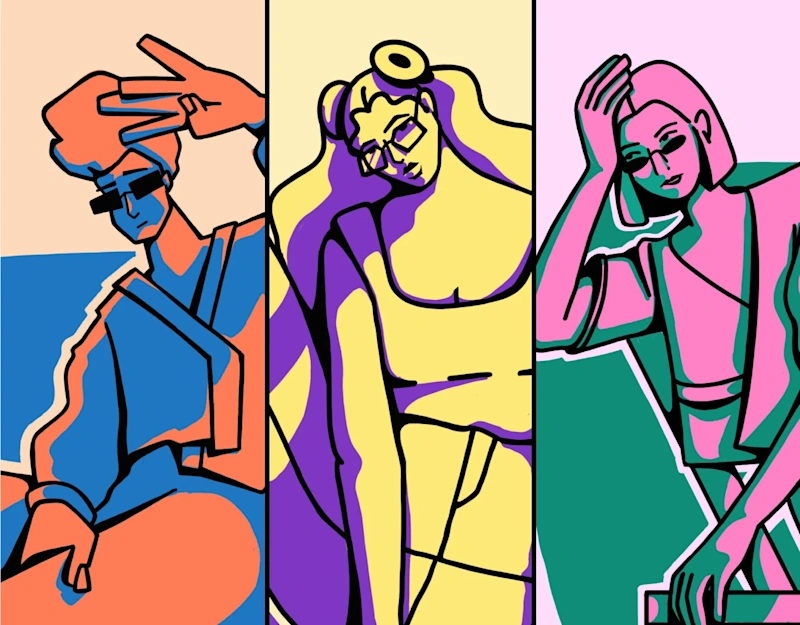 Cover image for Character illustration serie