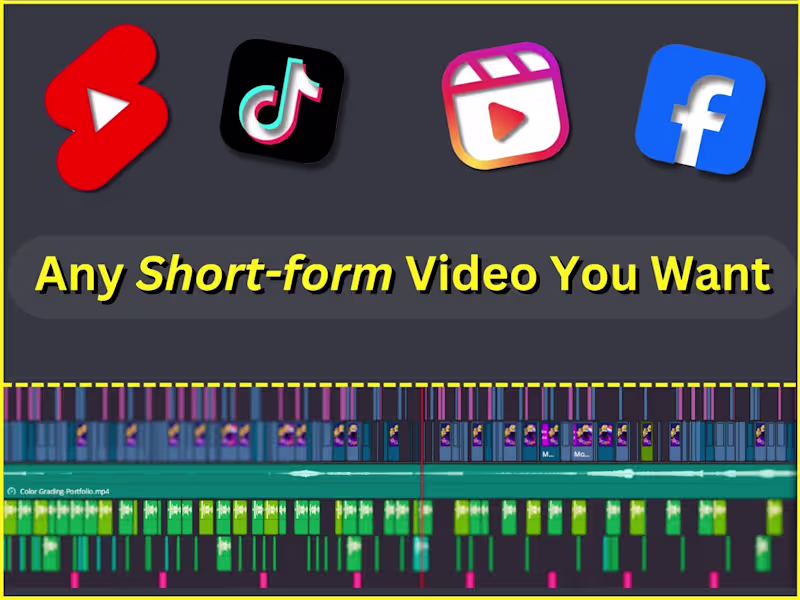 Cover image for I will edit any shortform content you want