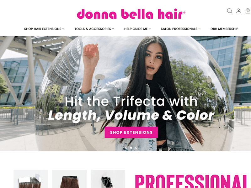 Cover image for Webplanex and Donna Bella Hair