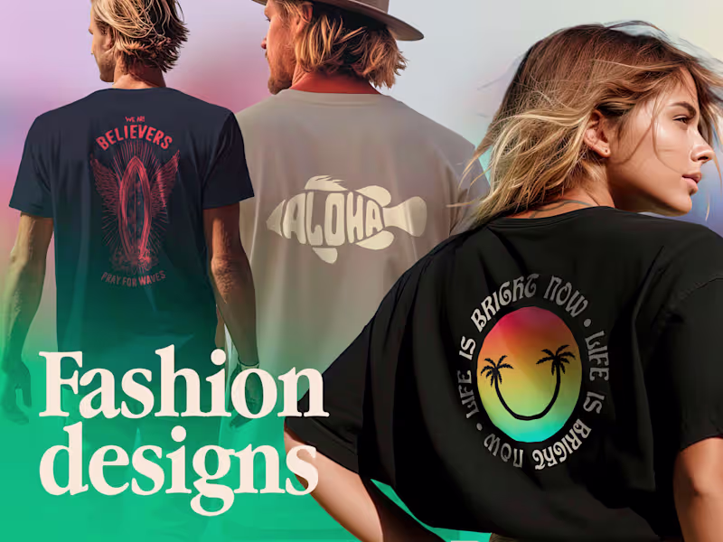 Cover image for Turn heads with trendy t-shirt designs and custom graphics!