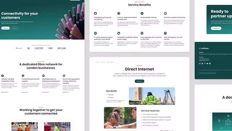 Cover image for Vorboss Partners Website Design & Webflow
