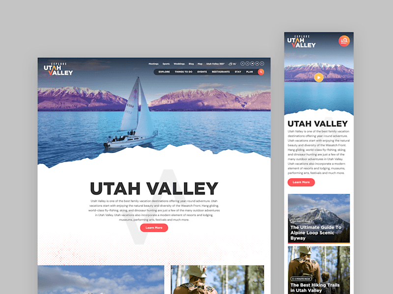 Cover image for Website Redesign, Responsive design