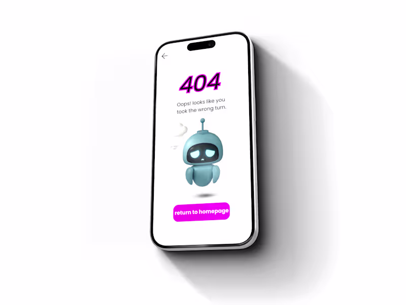 Cover image for 404 error page