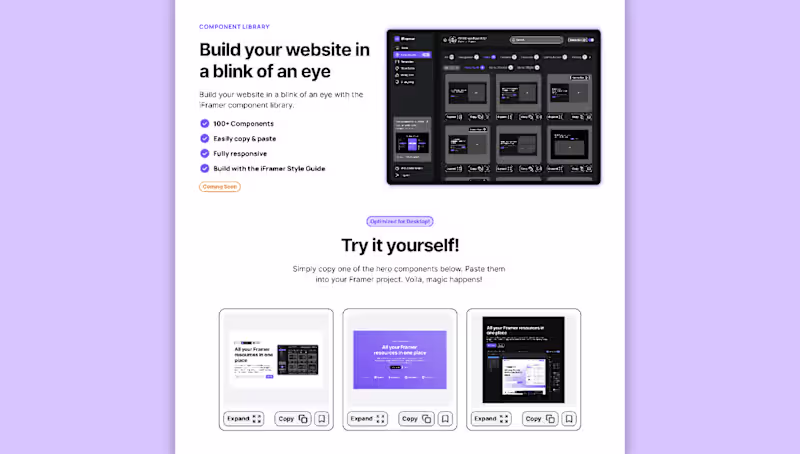 Cover image for Component Library Build for Framer - iFramer