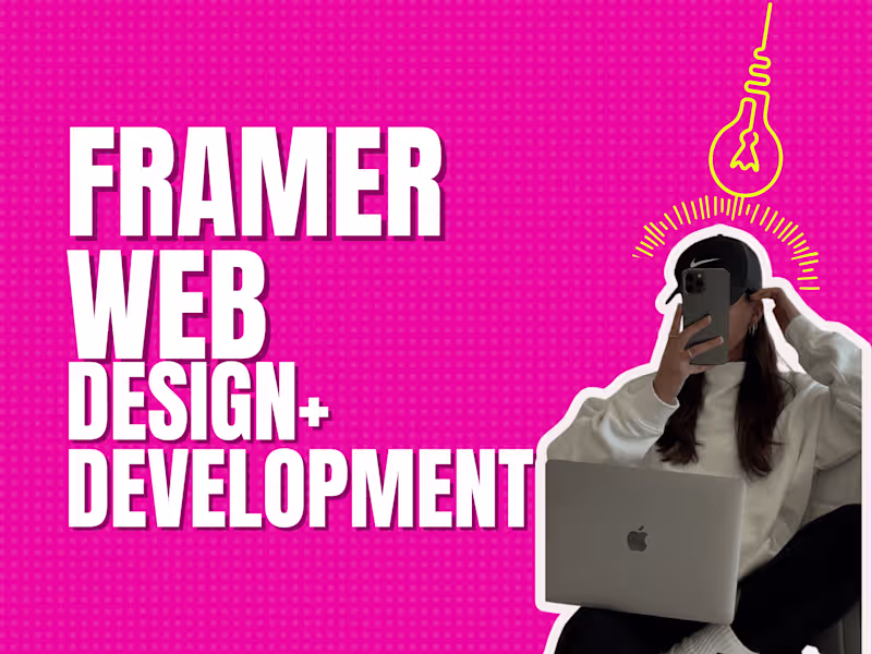 Cover image for FRAMER• FIGMA| Website Design & Development