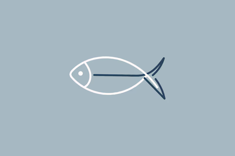 Cover image for Monoline Fish Logo Design | Minimalist & Elegant Line Art Logo