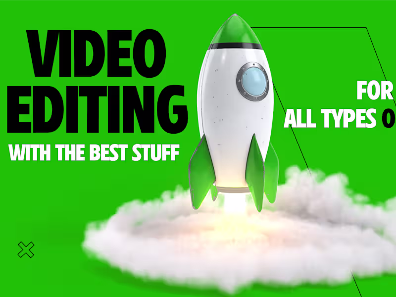 Cover image for Professional video editing & post-production services