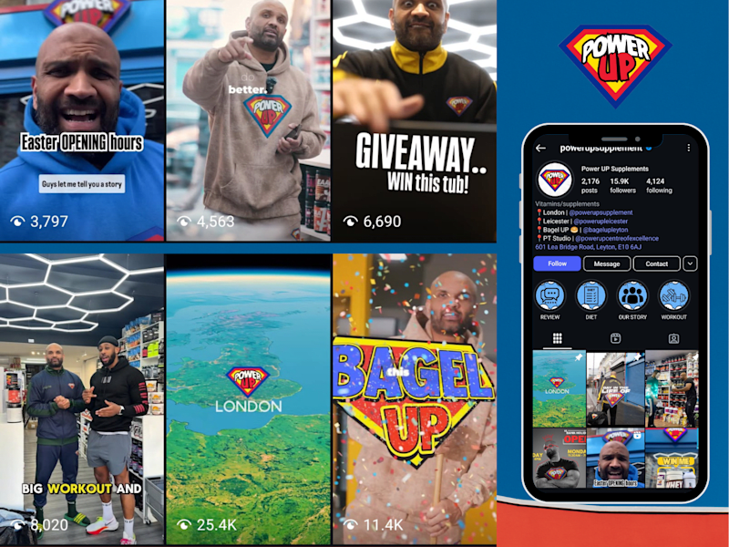 Cover image for Power Up Supplements | Social Media Growth Strategy