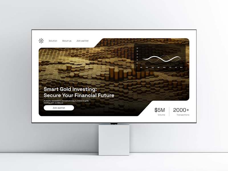Cover image for Evergold - gold investment website