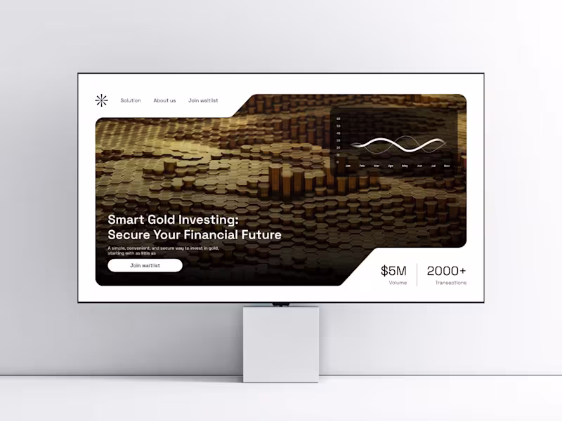 Cover image for Evergold - gold investment website