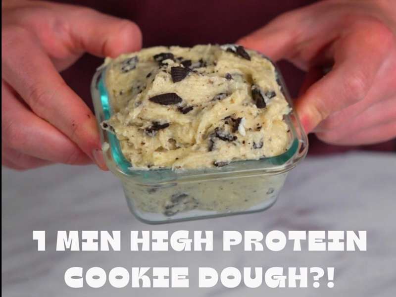 Cover image for High Protein Oreo Cookie Dough Recipe Reel
