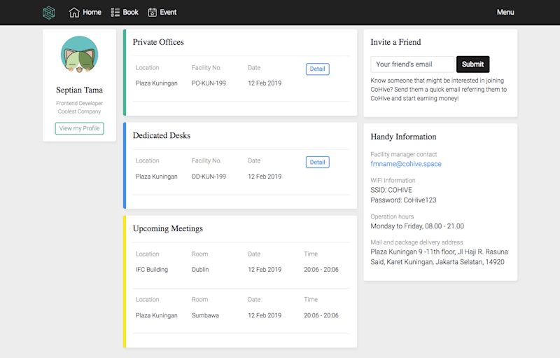 Cover image for COHIVE's Member Dashboard