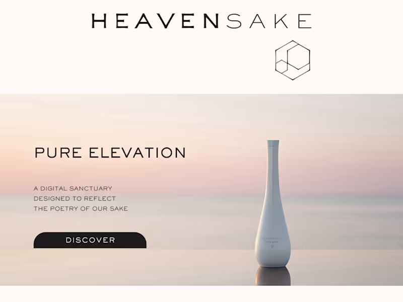 Cover image for HeavenSake | Digital Identity & Design for a Sake Pioneer