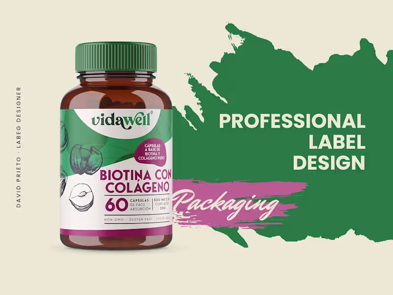 Cover image for I will design your label for you