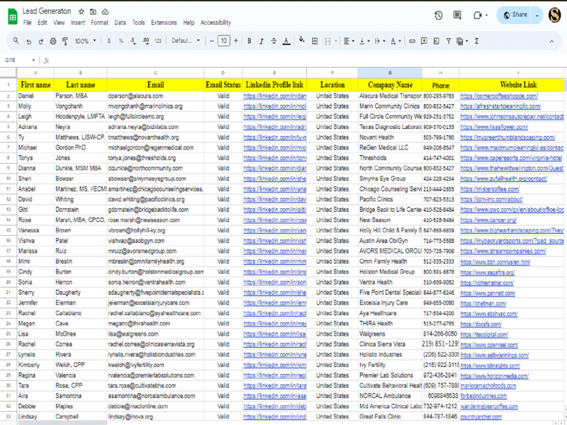 Cover image for USA Lead Generation
